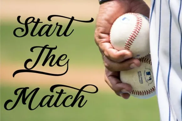 1-Baseball-Font Free Baseball Font Download