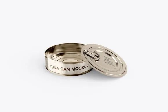 1-Can-Food-Container-Mockup Free Can Food Container Mockup