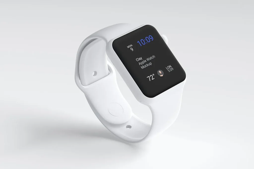 1-Clay-Apple-Watch-Mockups-1024x683 Free Clay Apple Watch Mockups