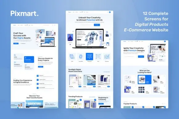1-Digital-Products-E-Commerce-Website Free Digital Products Website