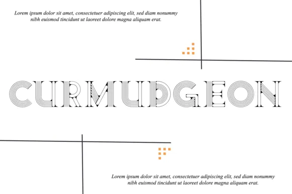 1-Genre-Line-Font Free Genre Line Font
