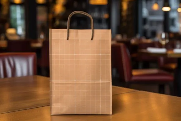 1-Kraft-Paper-Shopping-Bag-Mockup Free Kraft Paper Shopping Bag Mockup