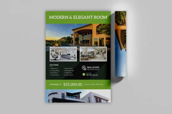 1-Real-Estate-Flyer-Templates Real Estate Flyer Templates Design