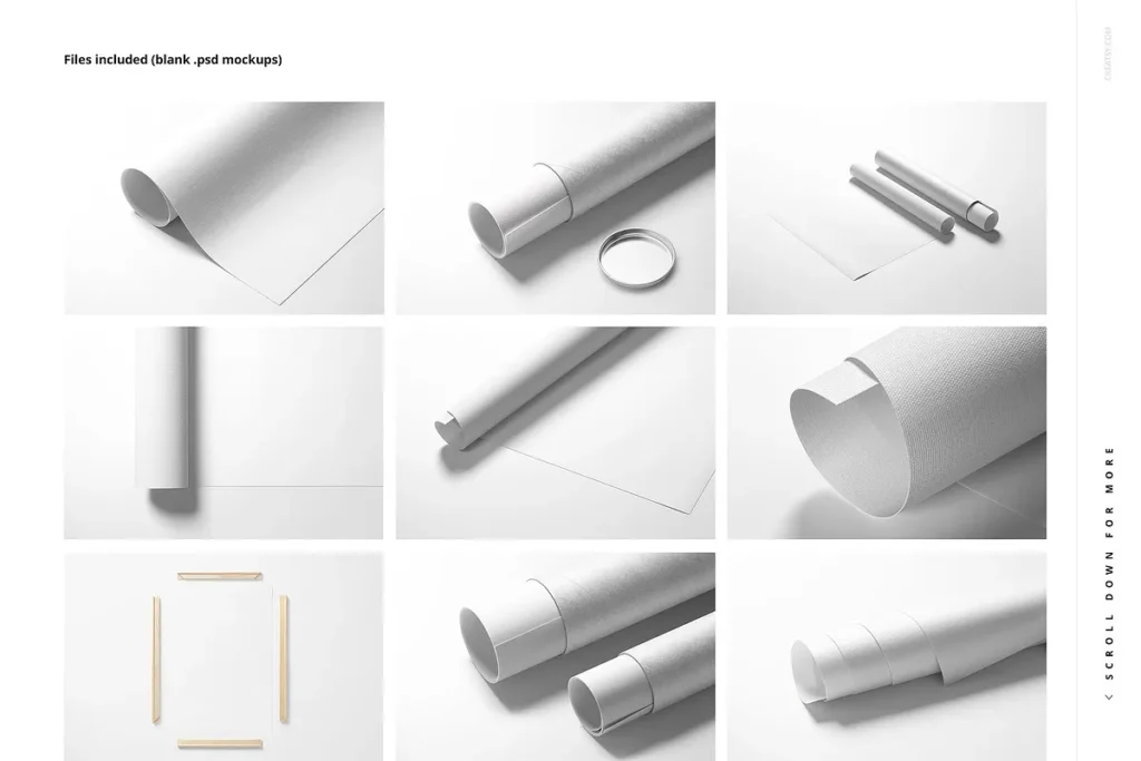 1-Rolled-Canvas-Print-Mockup-Bundle-1024x683 Free Rolled Canvas Print Mockup Bundle