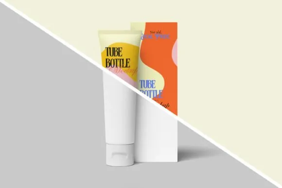 2-Colorful-Tube-Packaging-Mockup Free Colorful Tube Packaging Mockup