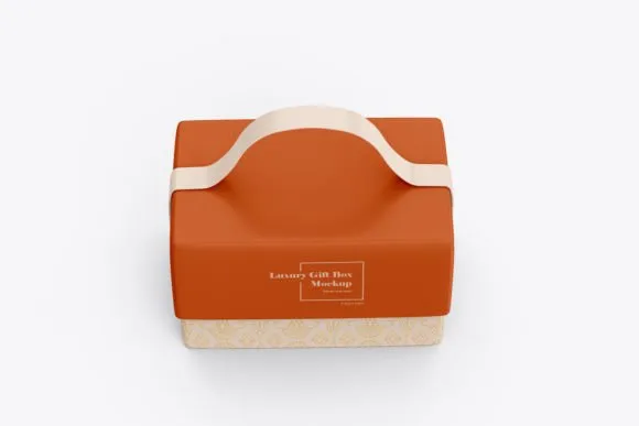 2-Gift-Box-PSD-Mockup Gift Box PSD Mockup Download