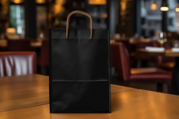2-Kraft-Paper-Shopping-Bag-Mockup Free Kraft Paper Shopping Bag Mockup