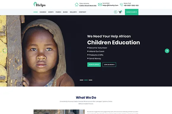 3-Non-Profit-Charity-Web-Templates Free Non Profit Charity Web Templates