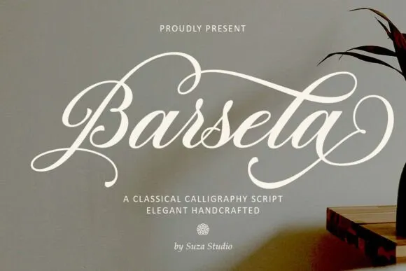 Barsela Calligraphy Font