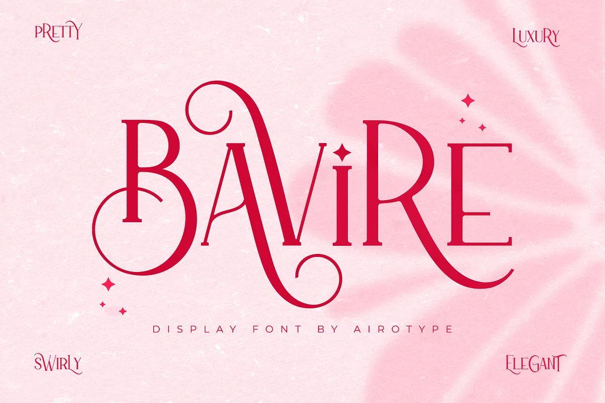 Bavire Caps Display Serif