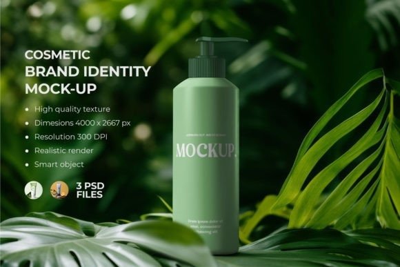 Cosmetic-Pump-Bottle-Mockup Free Cosmetic Pump Bottle Mockup