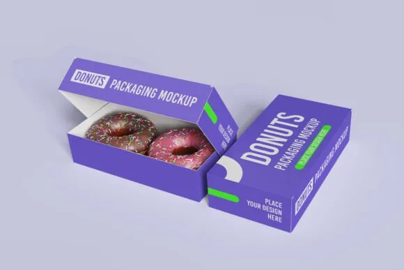 Donuts Packaging Mockup