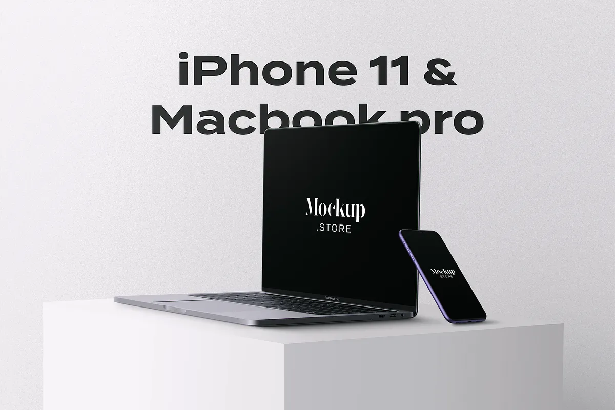 iPhone 11 Macbook pro Mockups