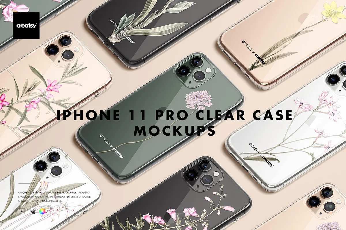 iPhone Pro Clear Case Mockup