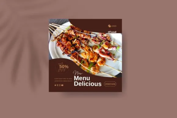 1-Food-Template-Design Design for Food Recipes Templates