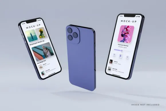 1-IPhone-12-13-Mockup IPhone 12 & 13 Mockup Device