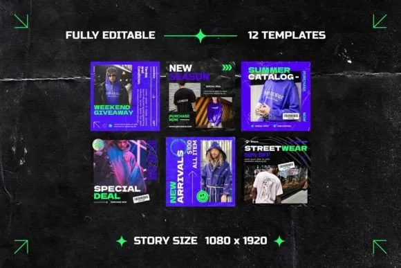 1-Instagram-Post-Templates Instagram Post Template Download
