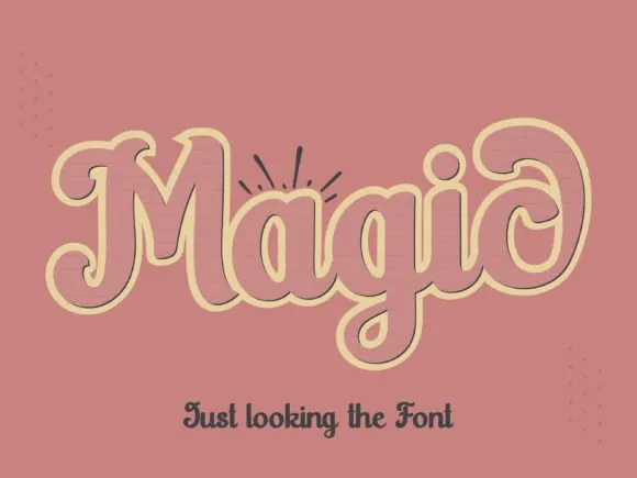 1-Retro-Vintage-Font Magic Retro Vintage Font