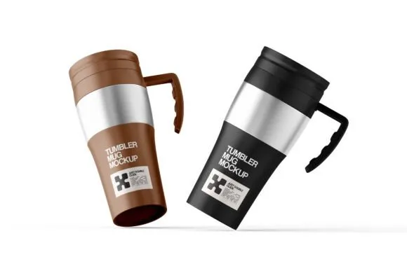 1-Thermos-Tumbler-Handle-Mockup Thermos Tumbler Handle Mockup