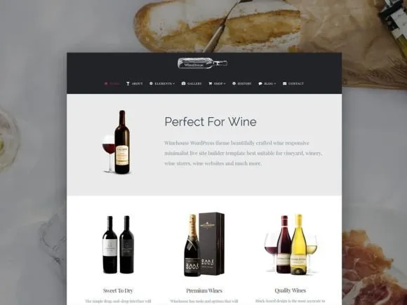 1-Wine-WordPress-Theme Wine WordPress Theme Download