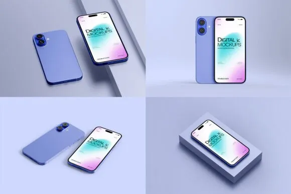 3-IPhone-16-Pro-Mockup IPhone 16 Pro Digital Mockup
