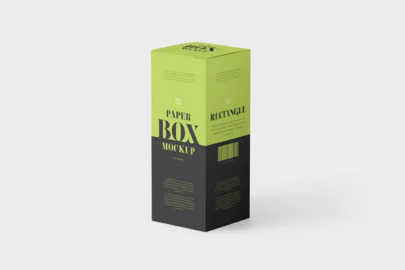 Rectangle Box Mockup