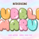 Bubble Maru Font Design