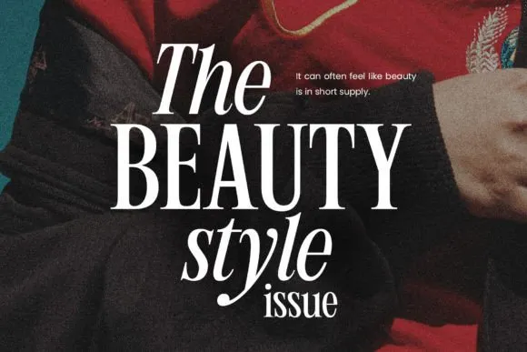 1 Nostalgia Beauty Font